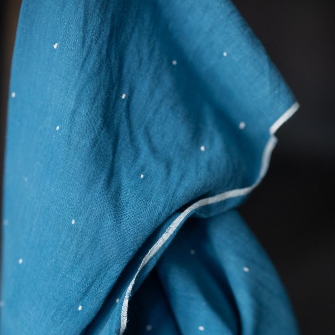Bio Indian Cotton - Milkyway Blue Tangaliya