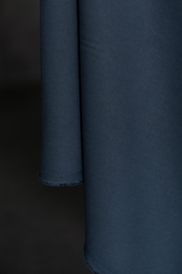 Organic Sanded Twill - 8oz Noah Navy