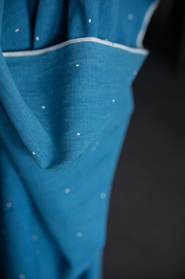Bio Indian Cotton - Milkyway Blue Tangaliya