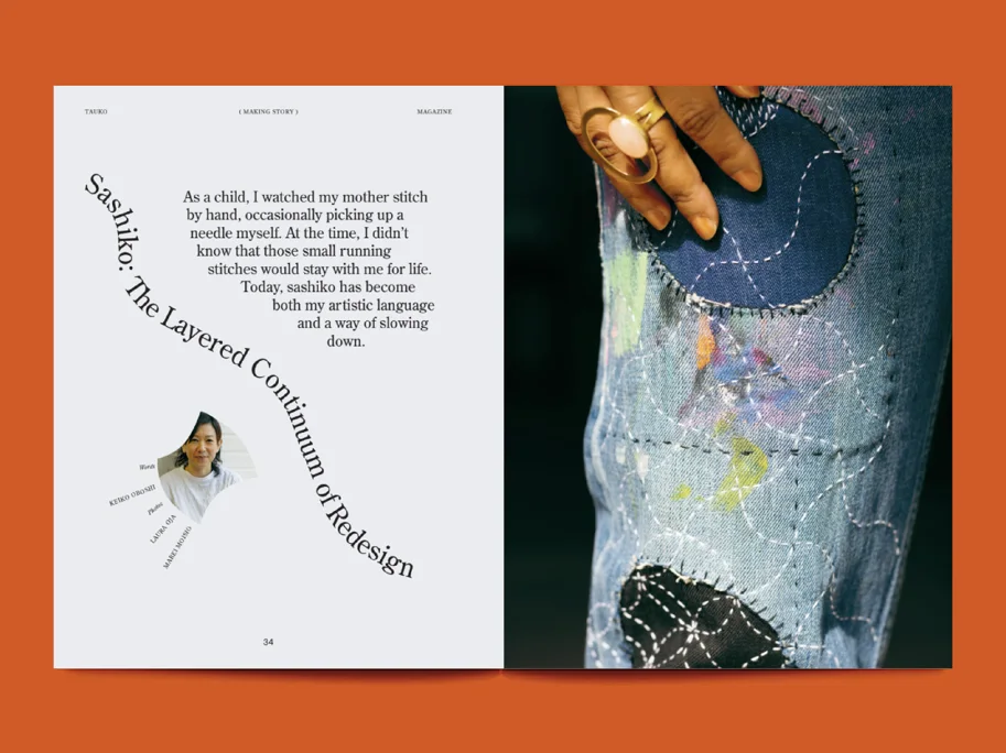 Tauko Magazine - Issue 21 Redesign (Sewing Magazine)