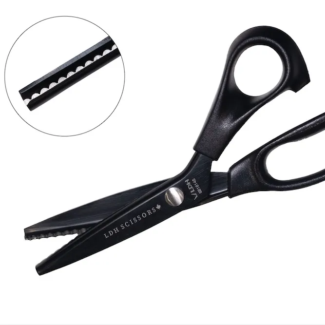 Scalloped Pinking Shears 9'' - Midnight Black